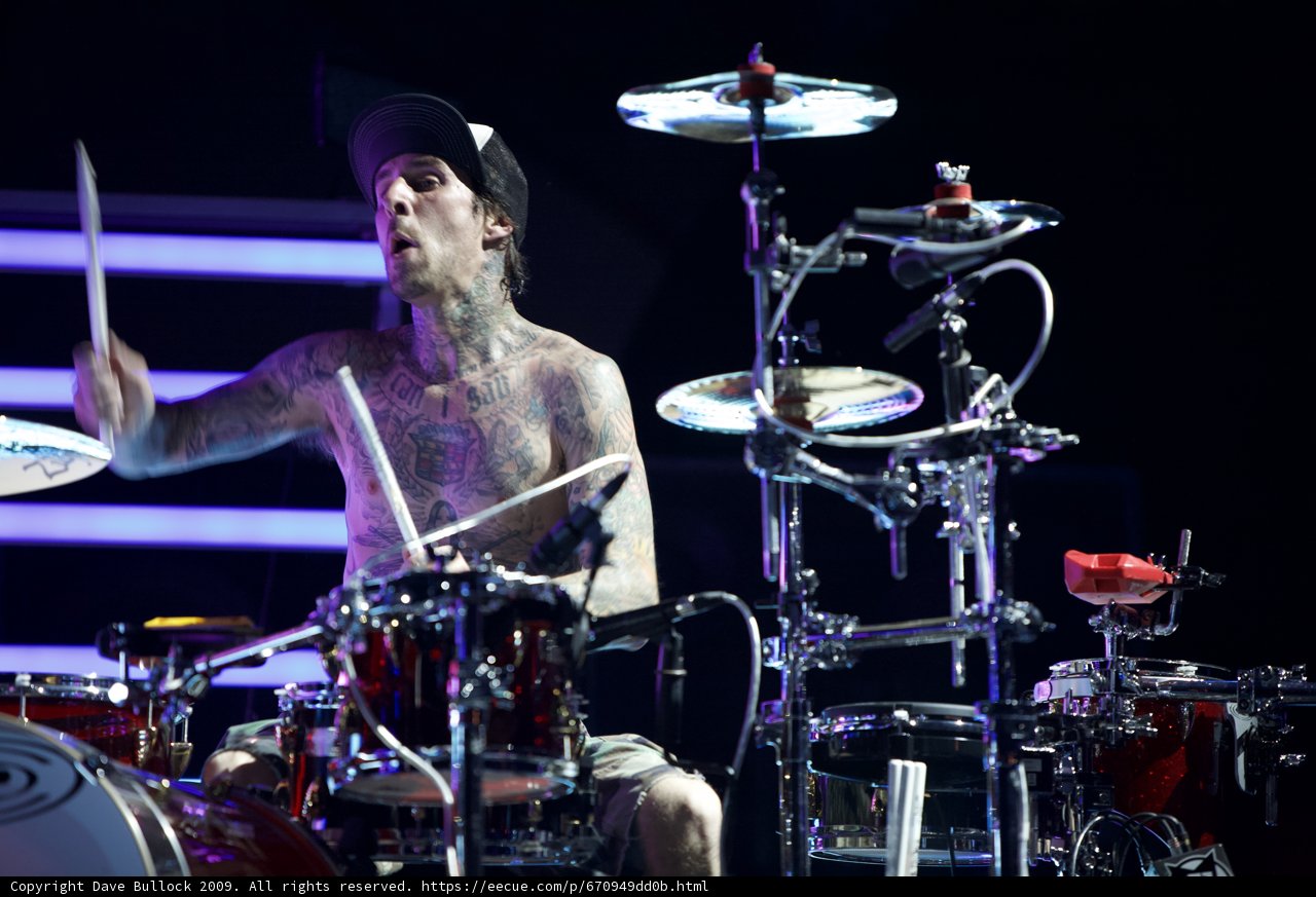 Travis Barker Rocks Coachella