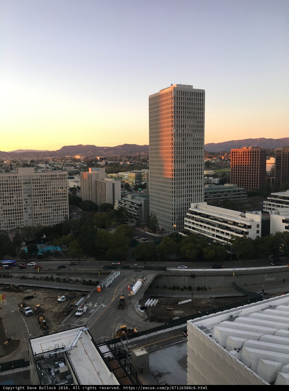 Sunset Over the City