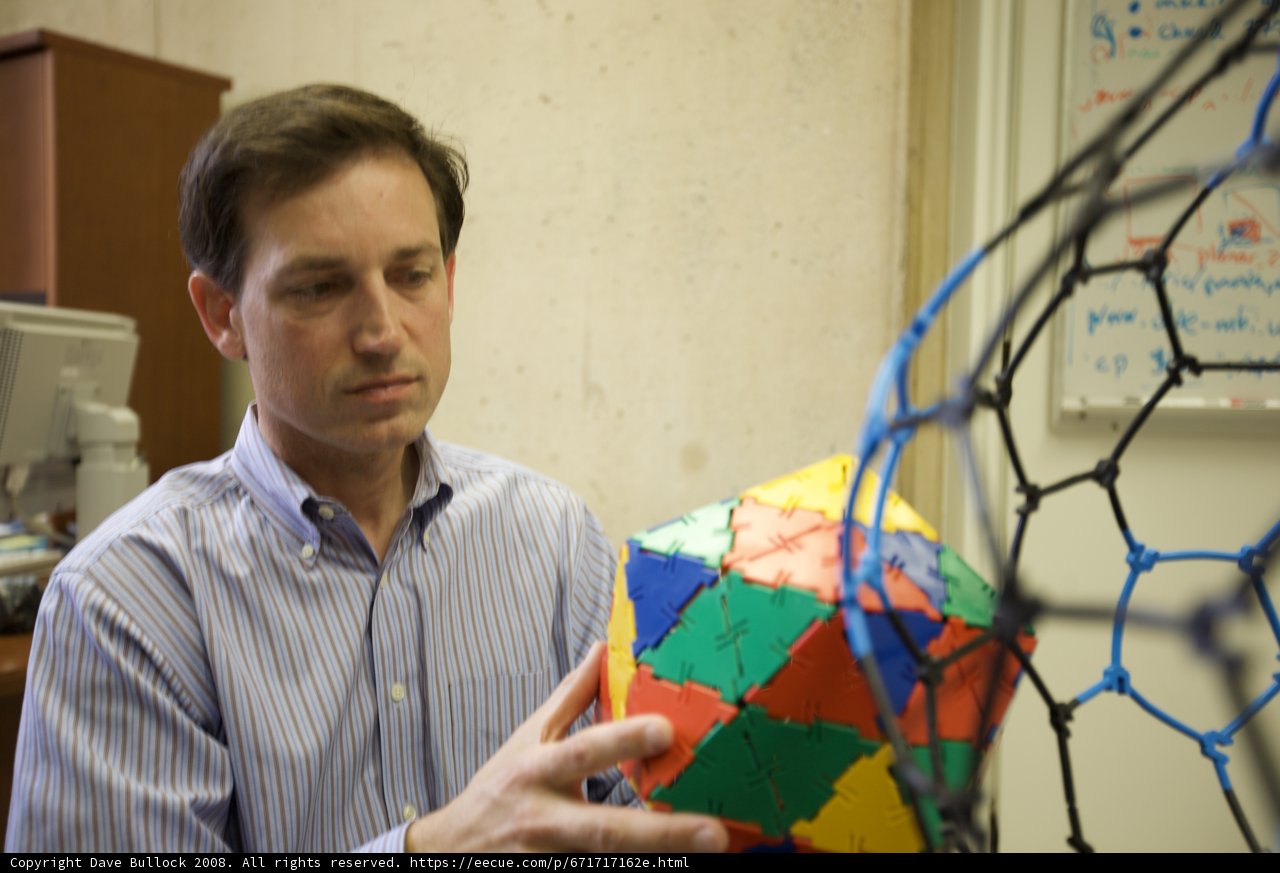 The Man and his Multicolored Sphere