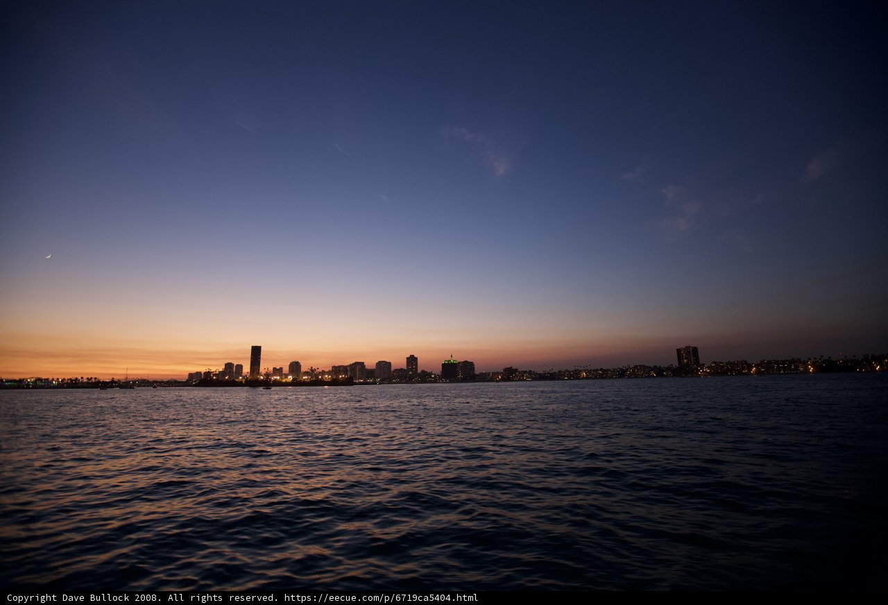City Sunset from the Water