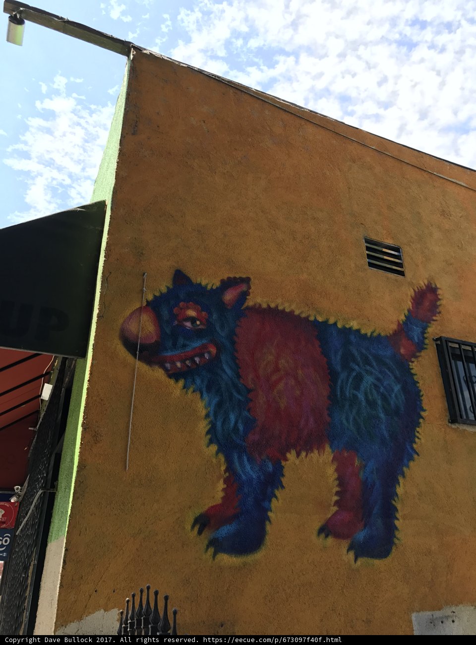 Colorful Canine Mural