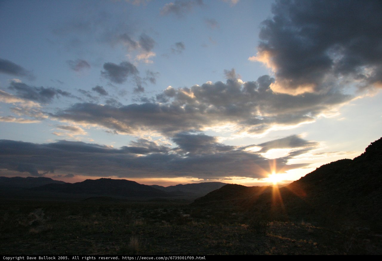 Desert Sunset Flare