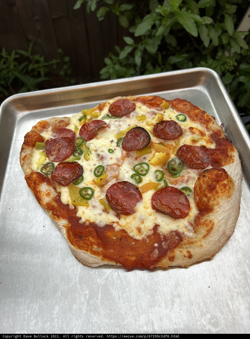 Delightful Pepperoni Pizza on a Pan