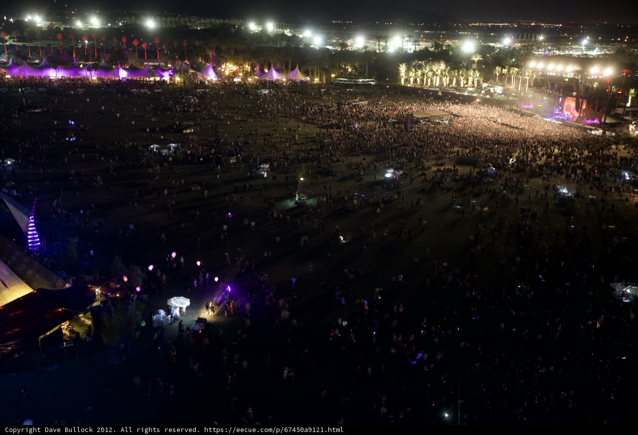 Nighttime Spectacle at Coachella
