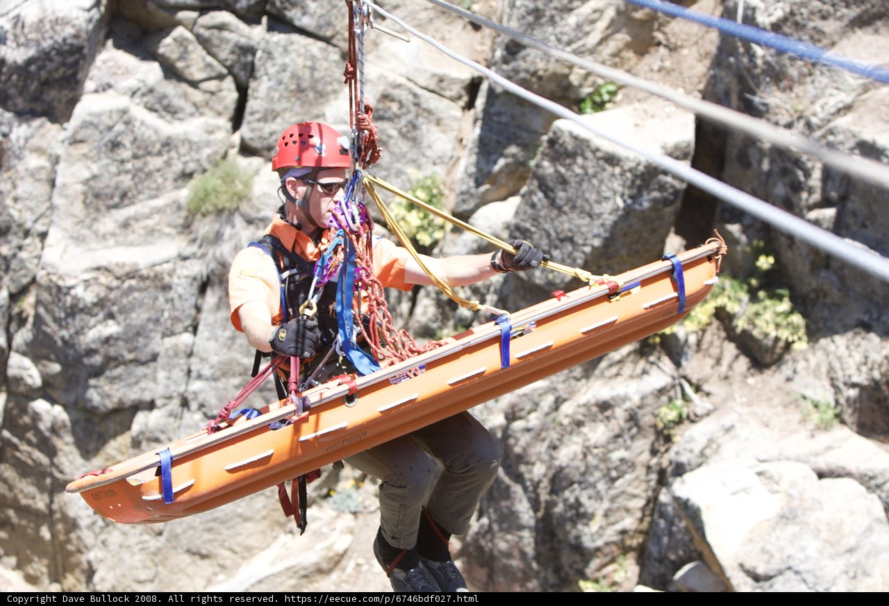 Highline Training: Suspended above the Rocks