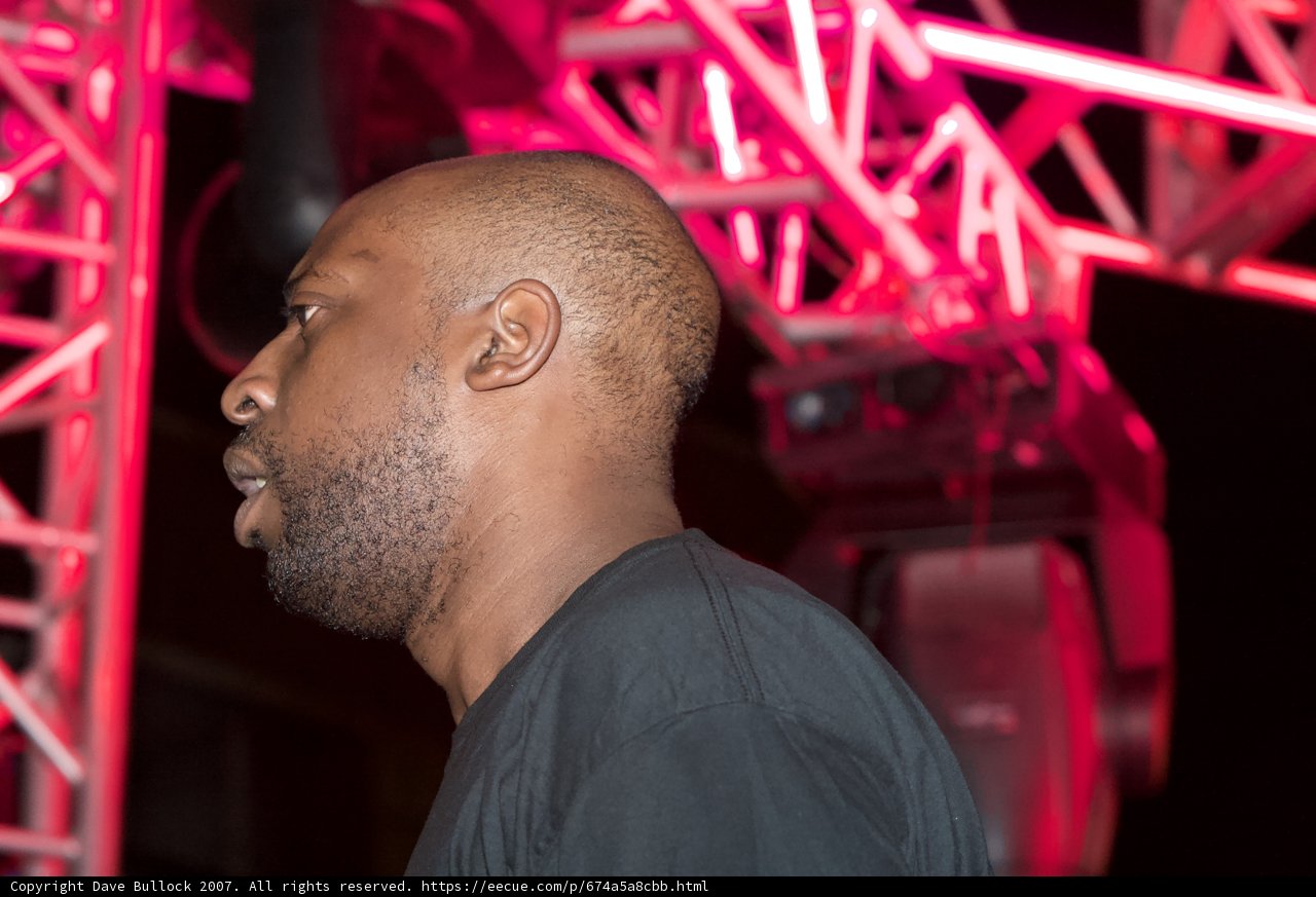 Spotlight on Man with Microphone