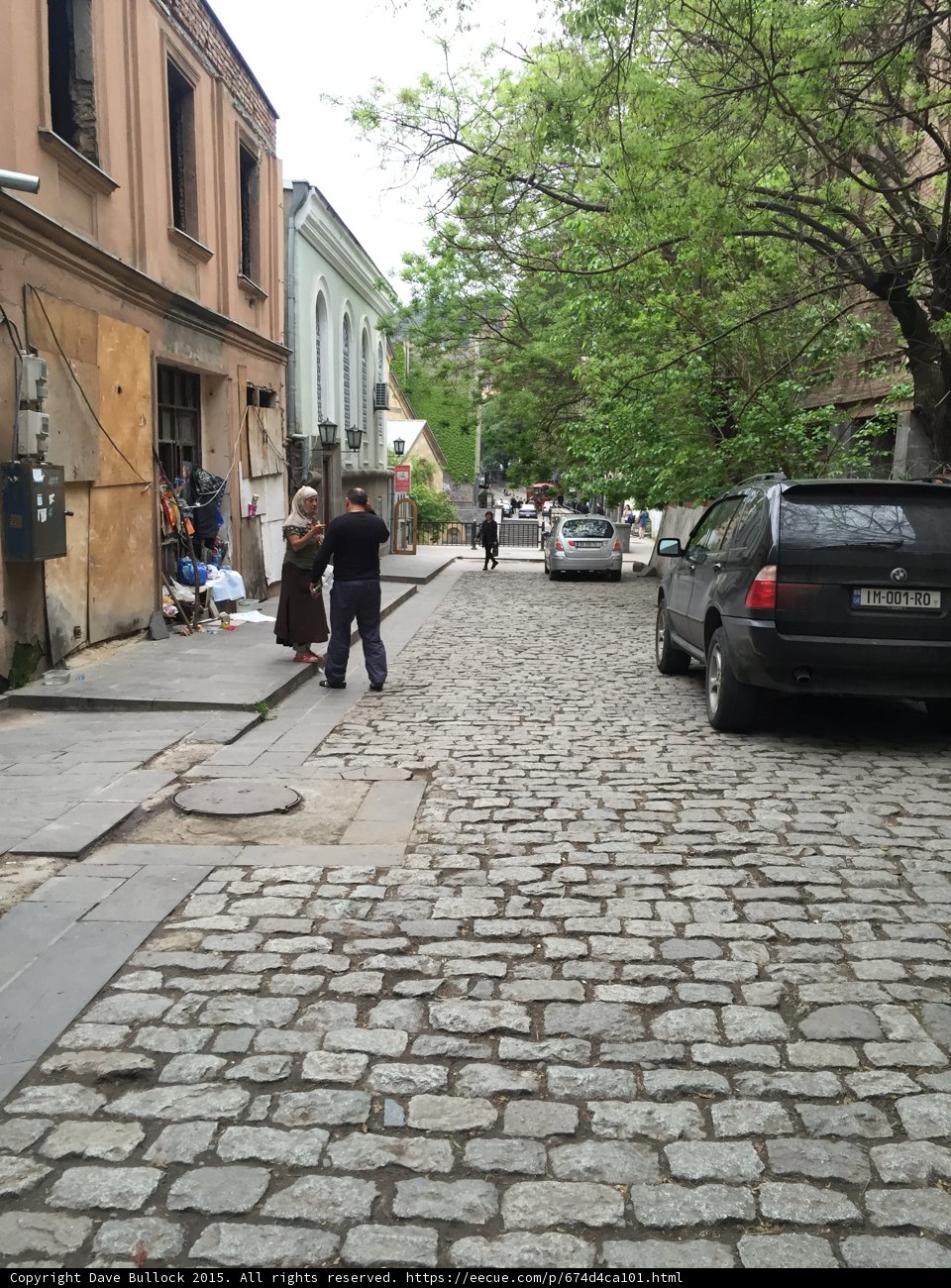 Cobblestone Street in Old Tbilisi