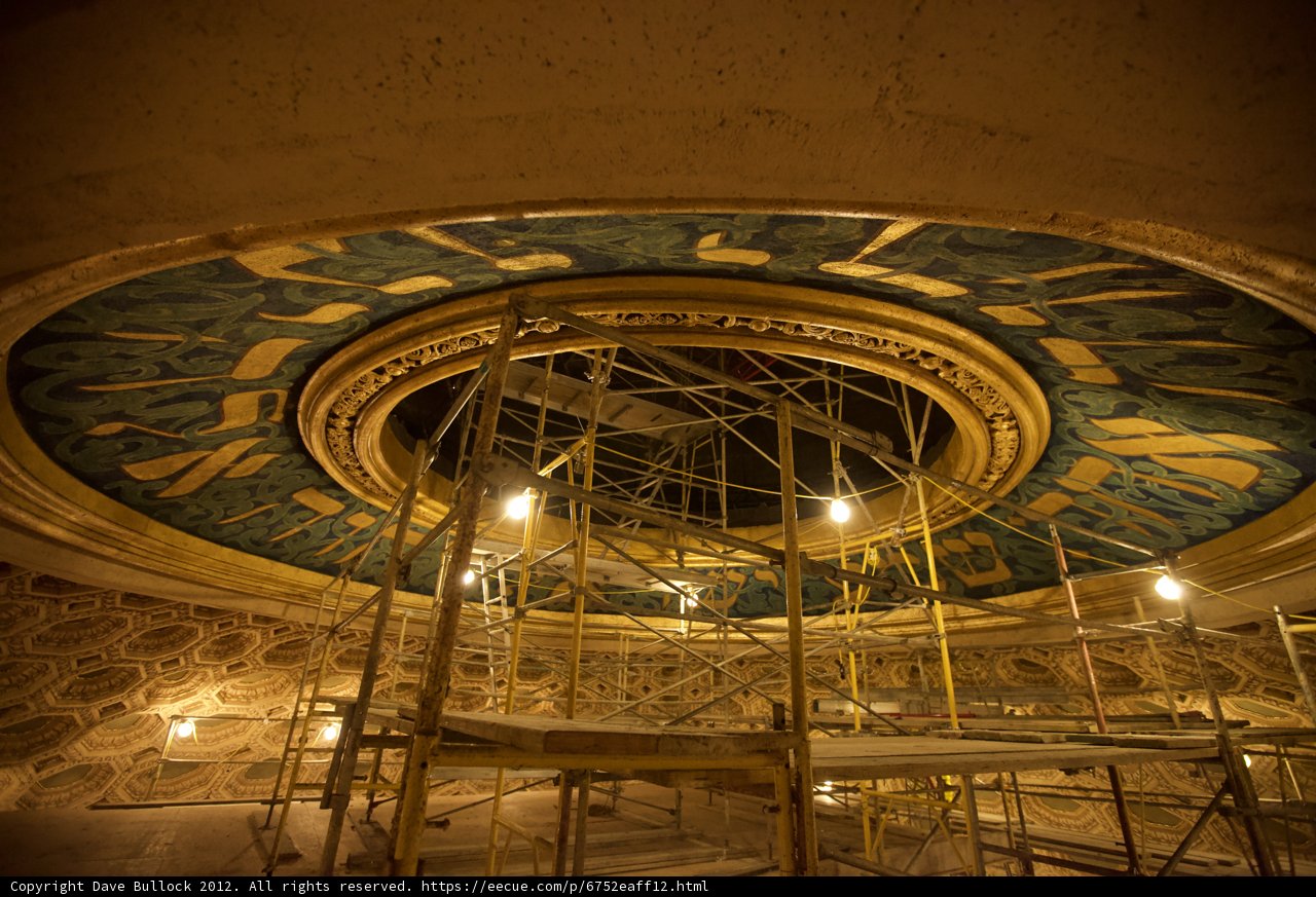 Painting the Ceilings of the Theater
