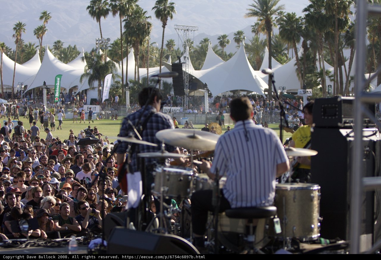 Group Drumming at Coachella 2008