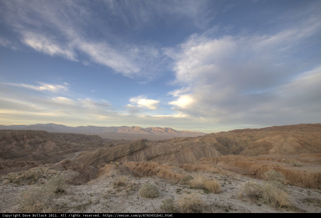 View from the Top of the Badlands in Death Valley
