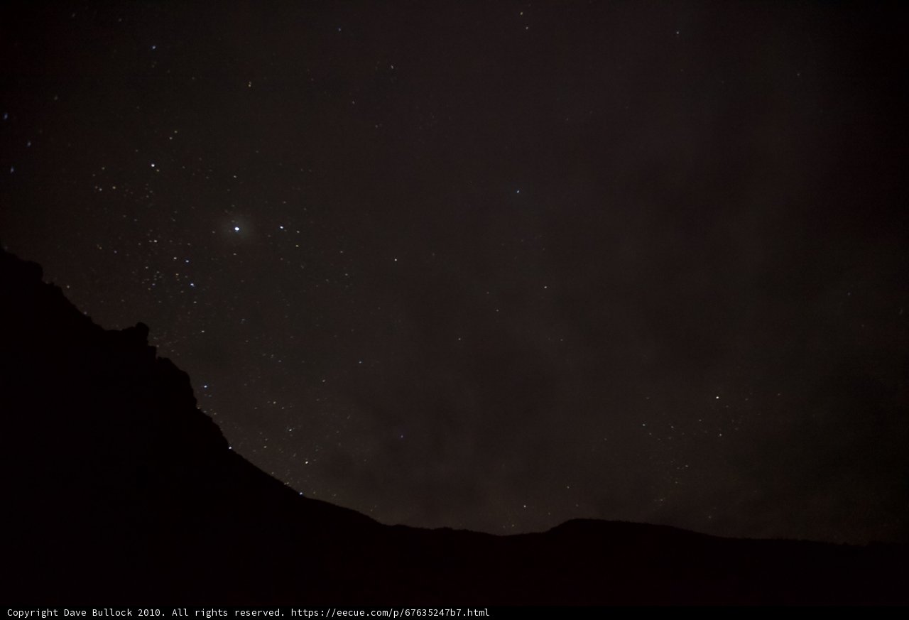 Moon and Venus Dance in the Night Sky