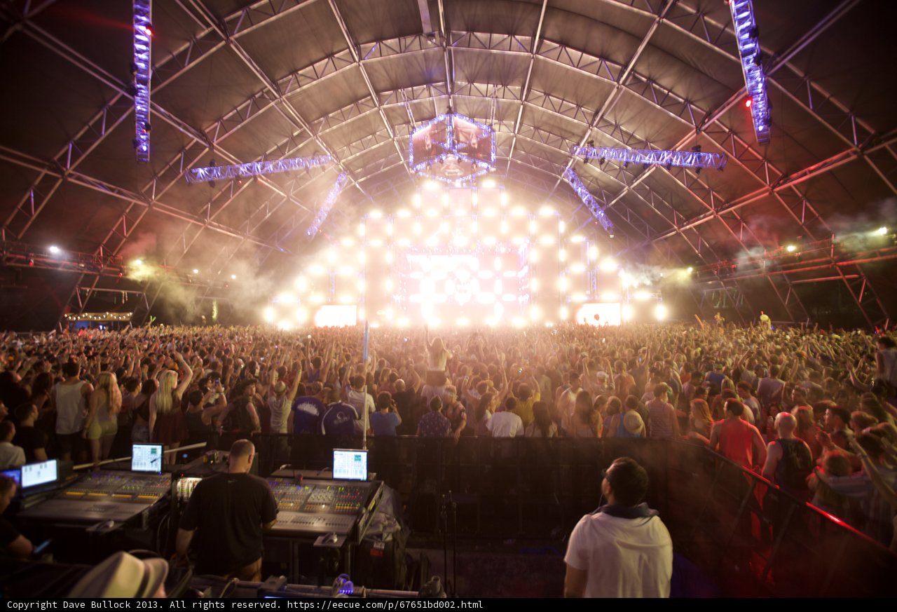 Coachella Rocks: A Massive Crowd at a Music Festival