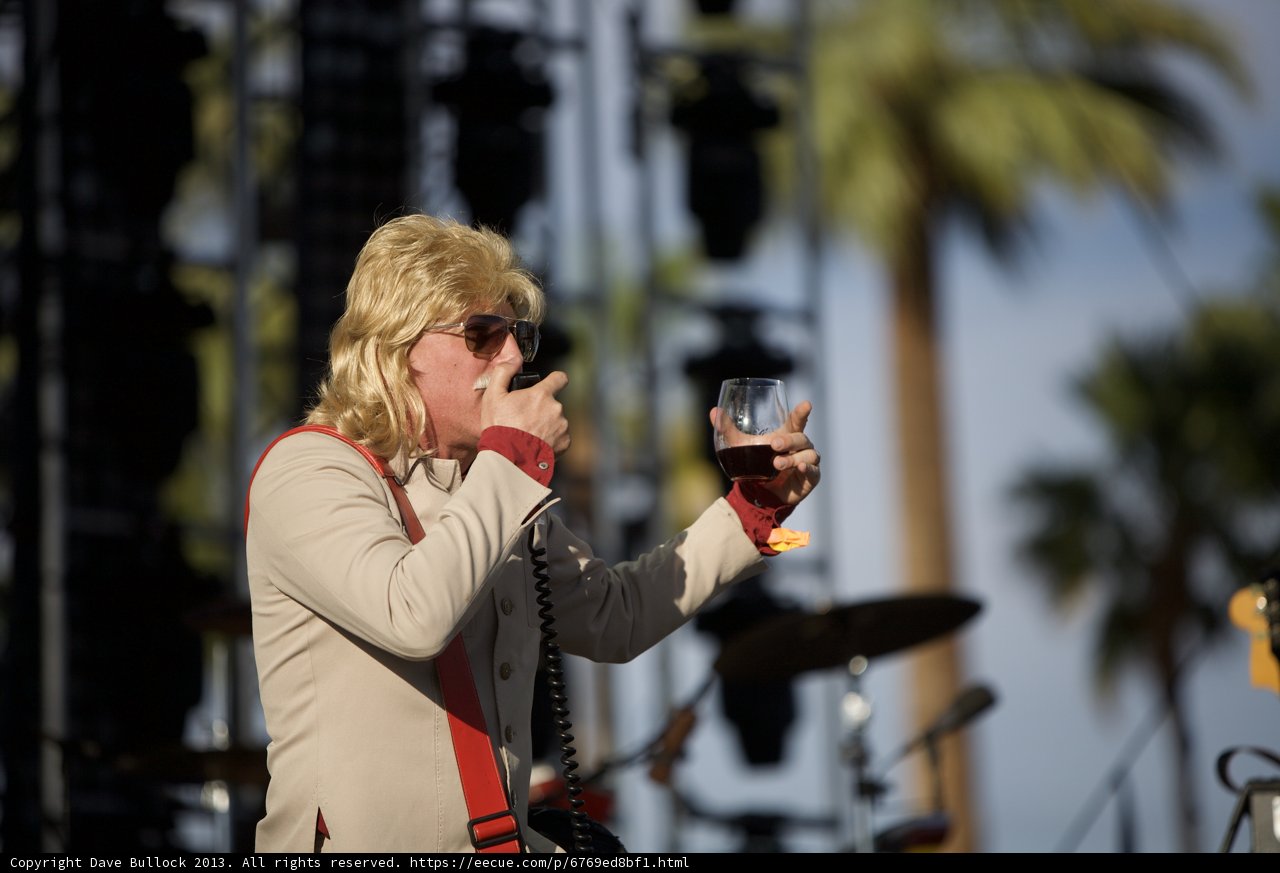 Coachella Man Jamming Out