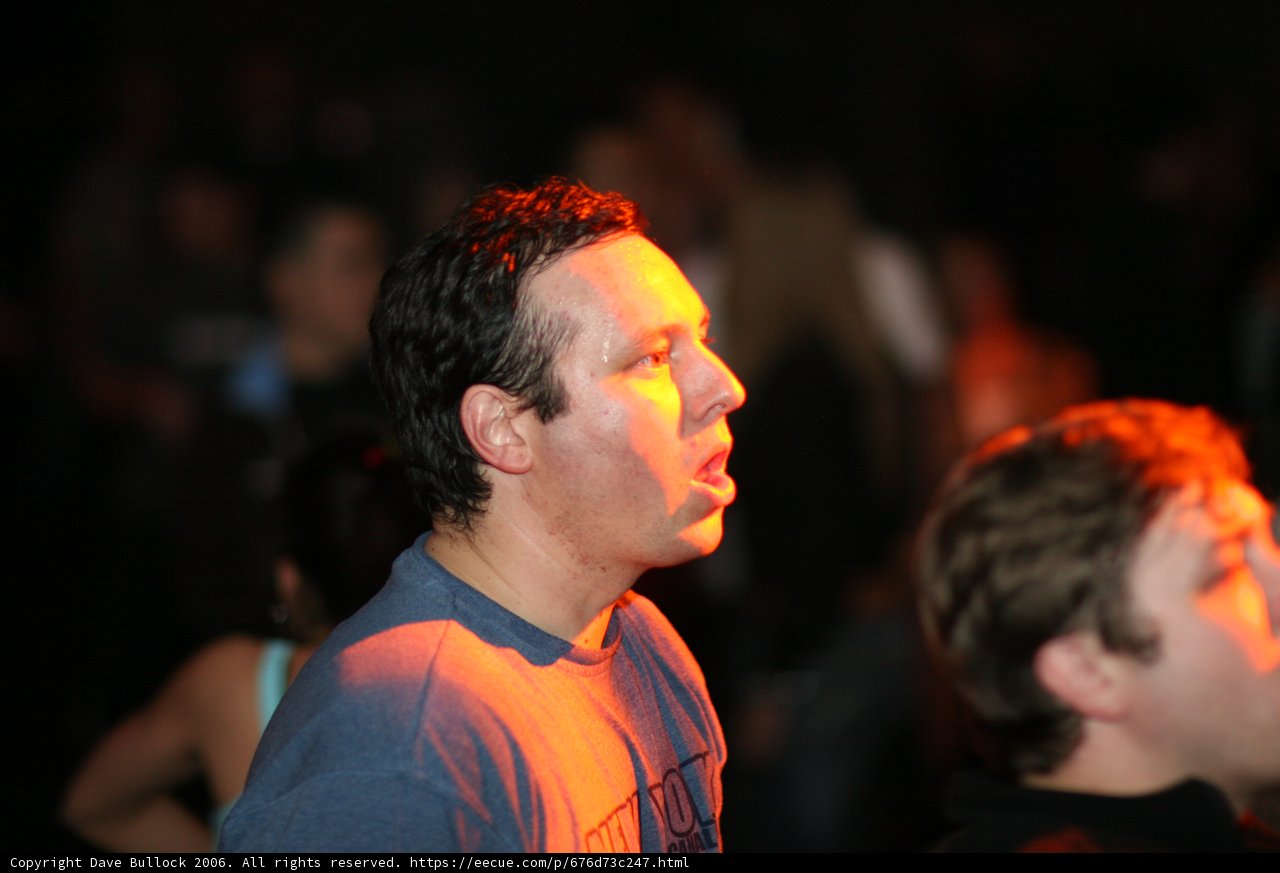 Blue Shirt in the Club