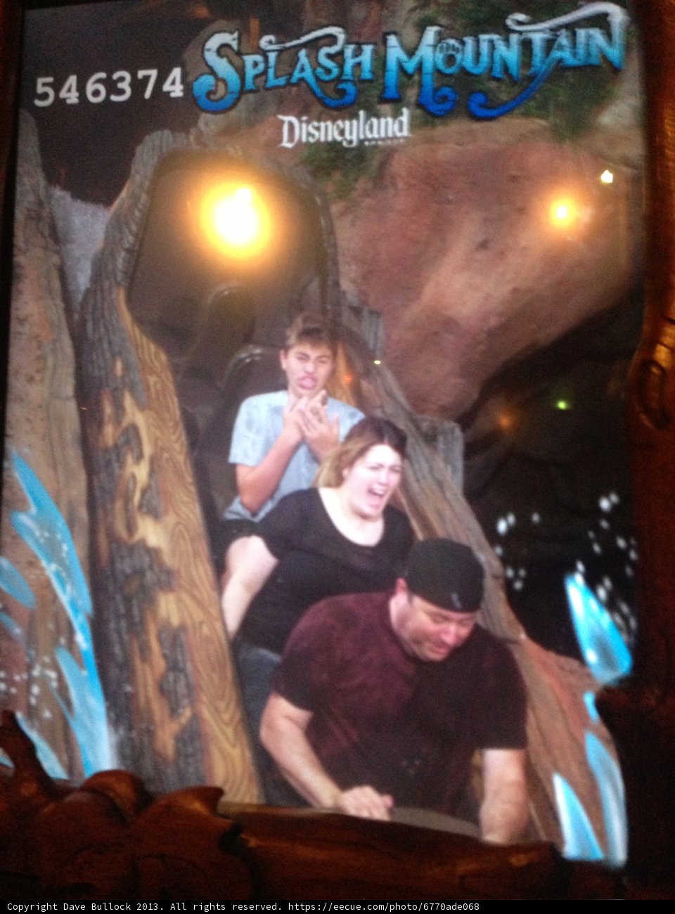 Nightime Splashes on Thunder Mountain