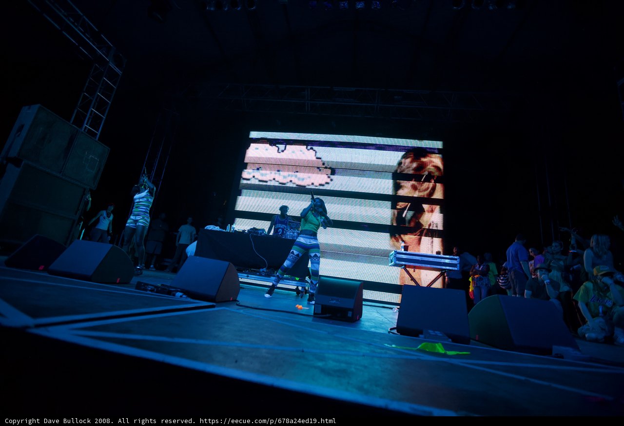 On Stage at Coachella