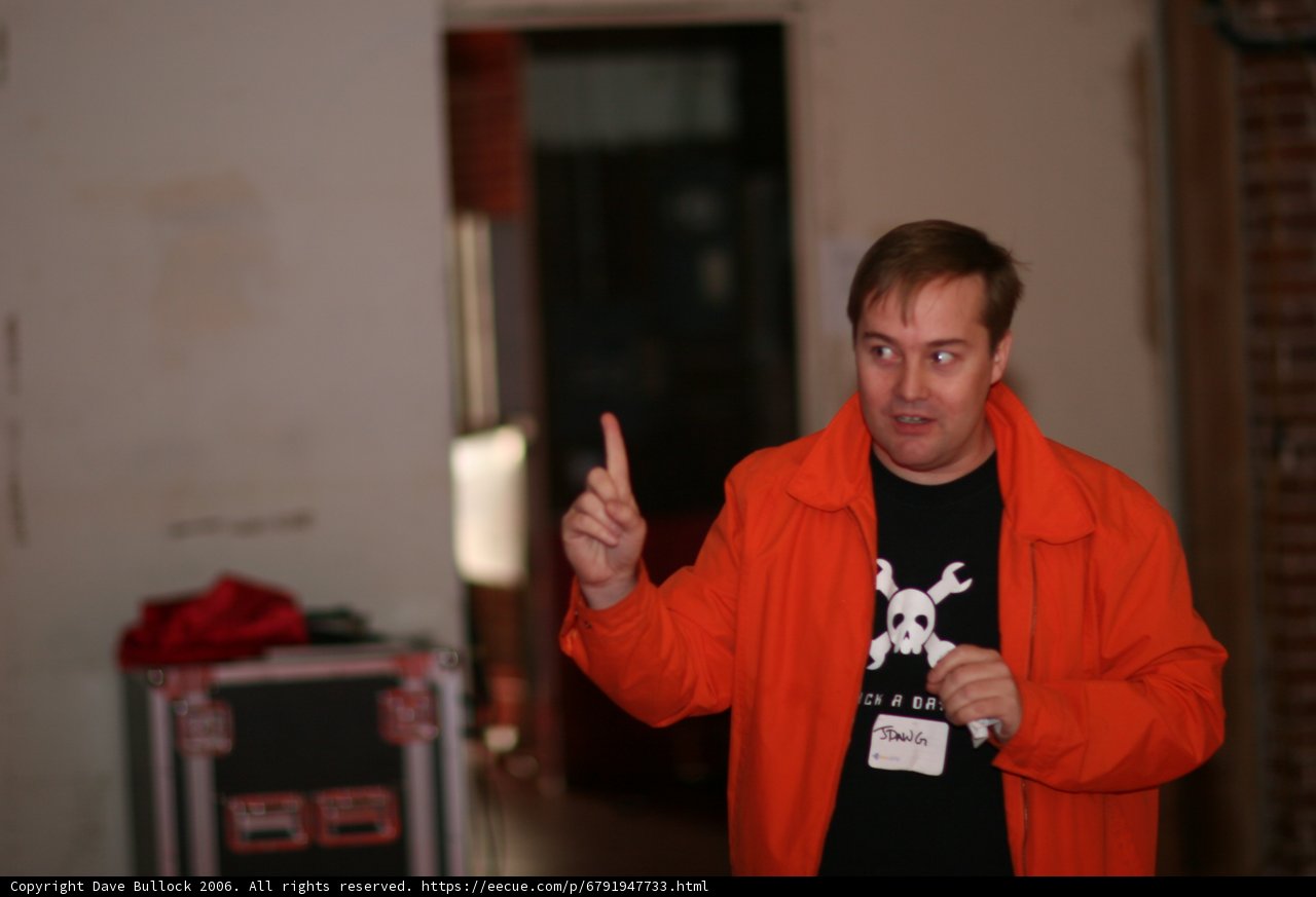 Jason Calacanis in his Orange Jacket