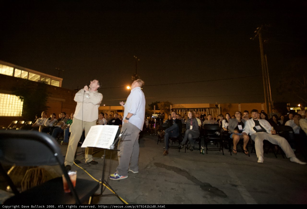 Nighttime Orchestra Performance