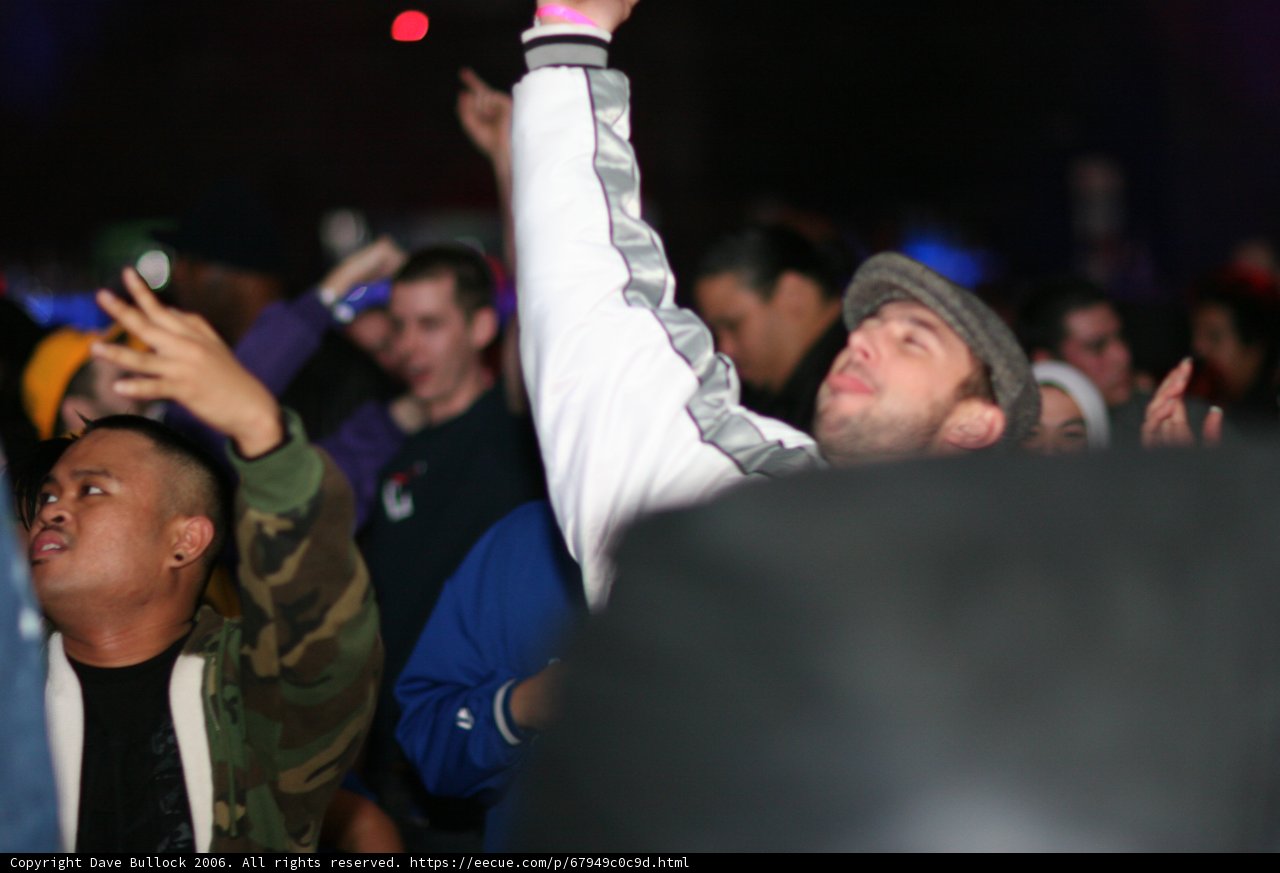 White Shirted Man in a Night Club