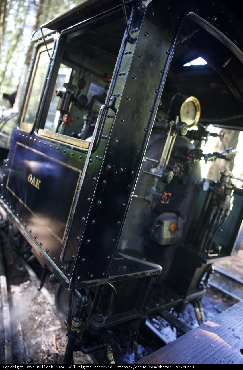 Steel Sentinel of the Tracks: The Classic Oak Steam Locomotive