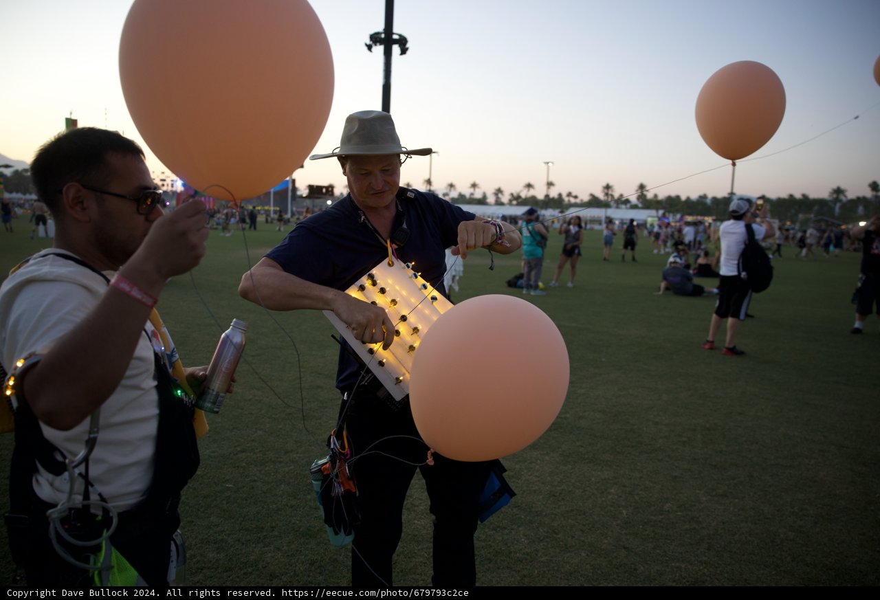 Illuminated Twilight at Coachella 2024