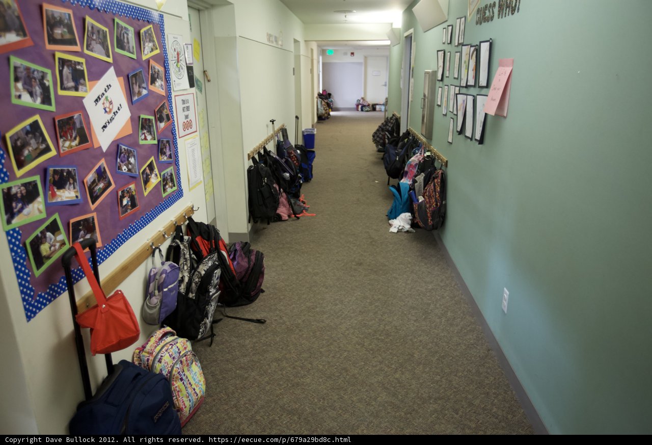 Packed Hallway