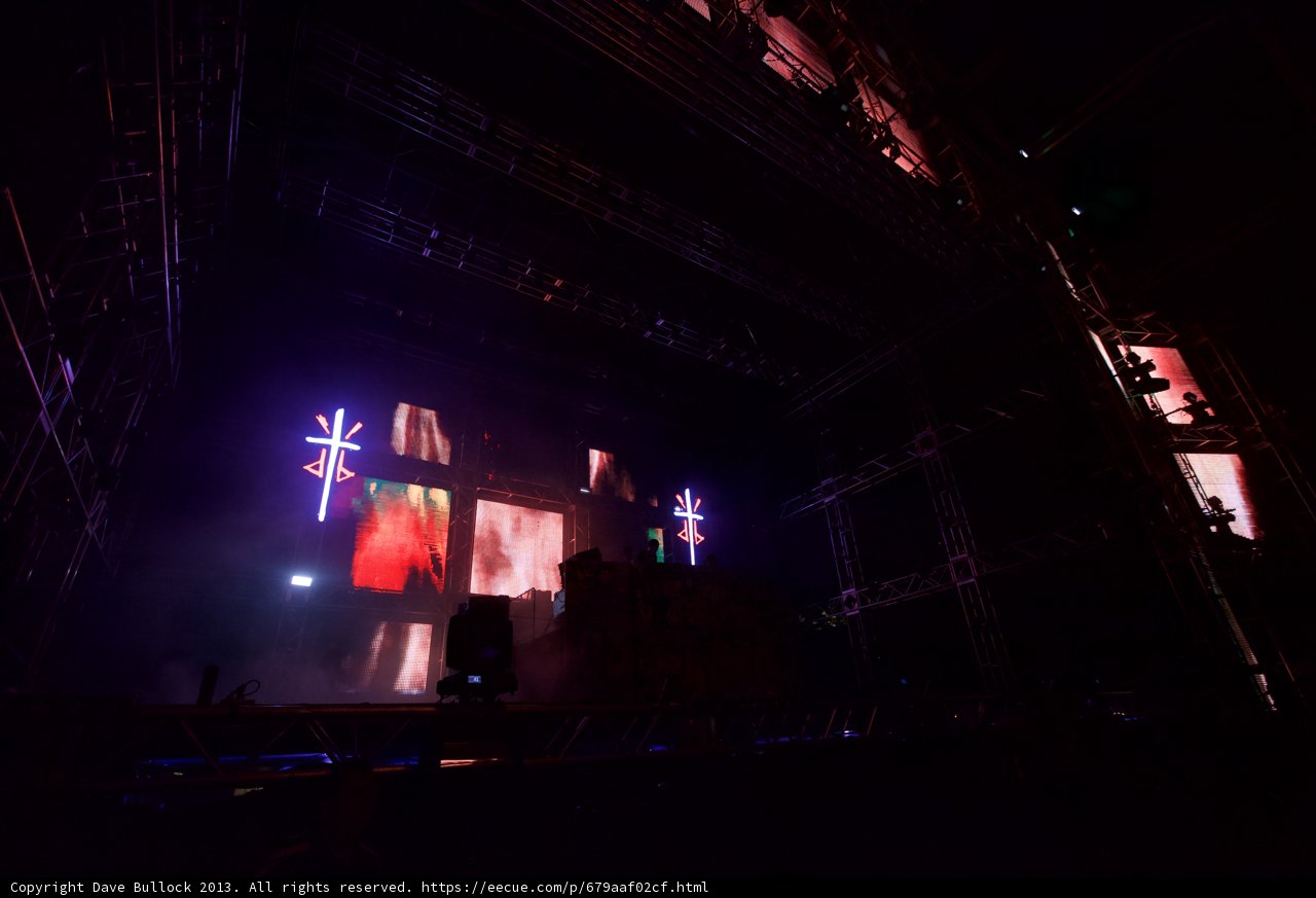Spotlit Stage at Coachella