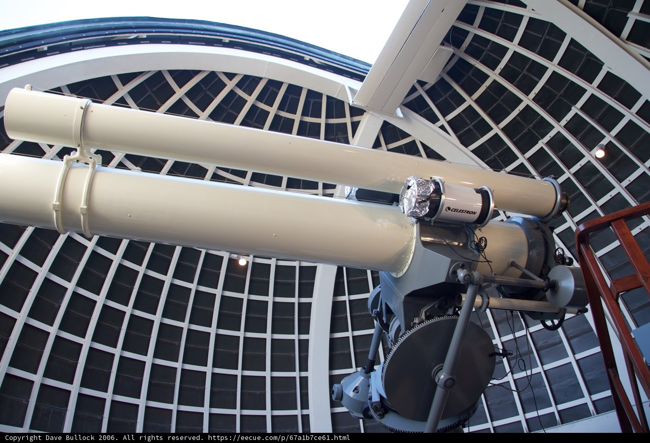Observatory Telescope in Planetarium Dome