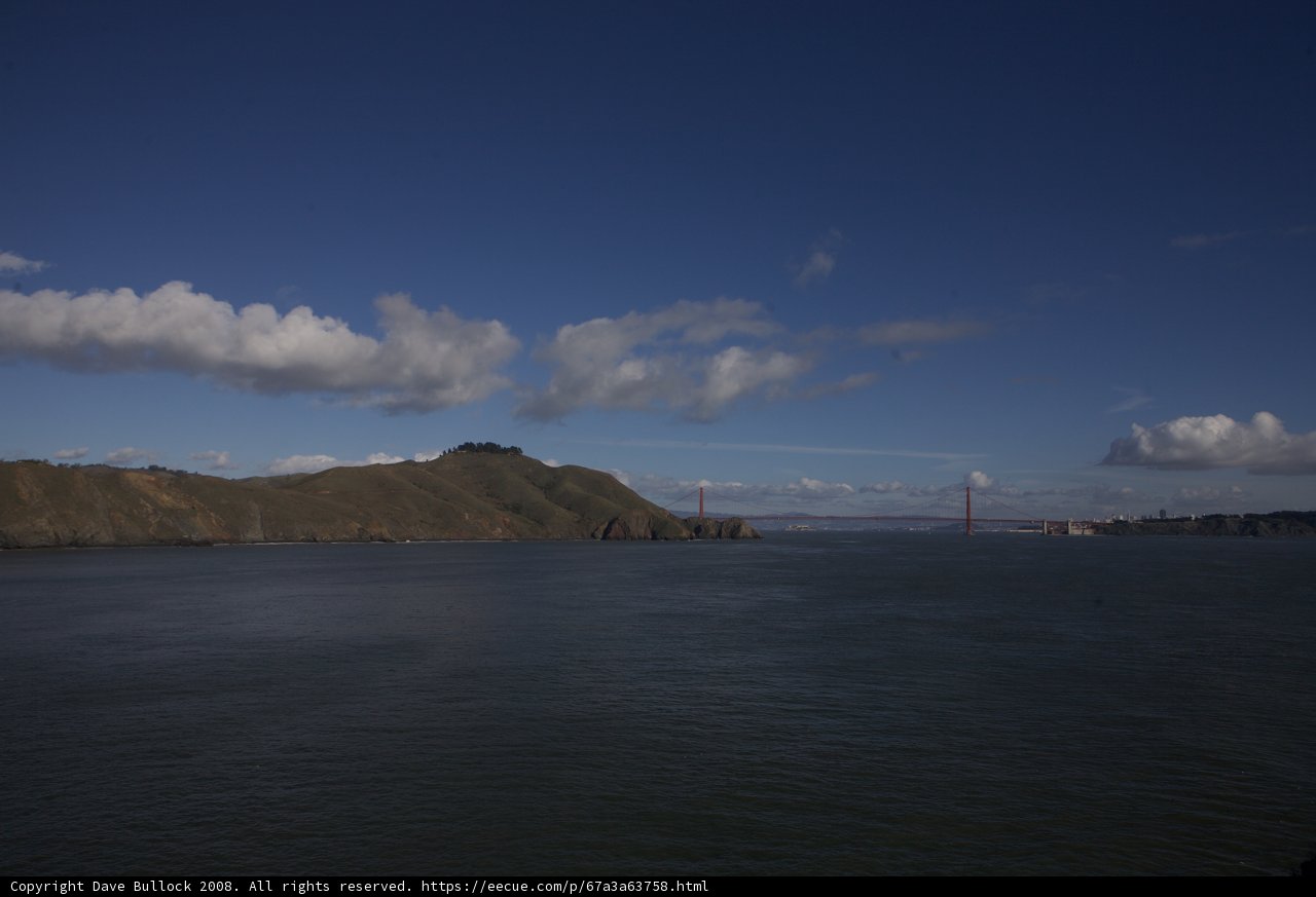 Golden Gate Bridge from the South Bay