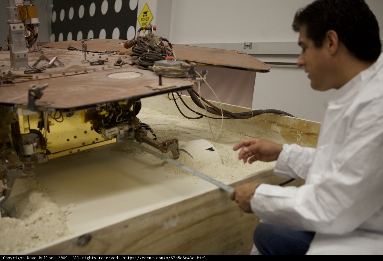 Working on the Mars Rover