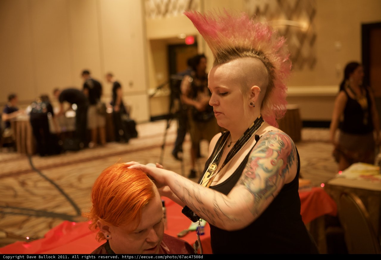 Getting a Pink Hair Treatment