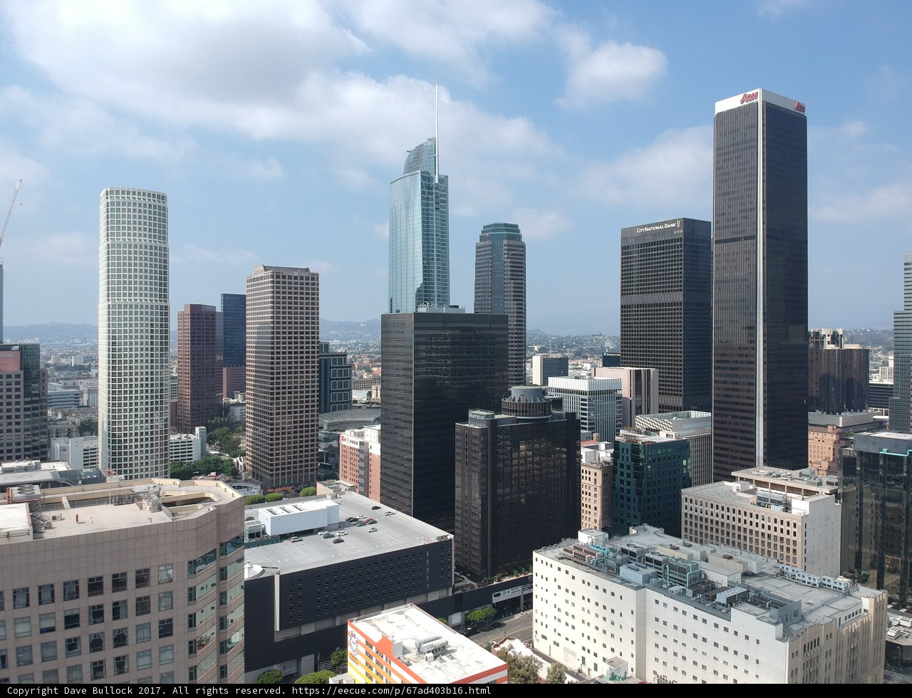 A Bird's Eye View of LA's Vibrant Skyline