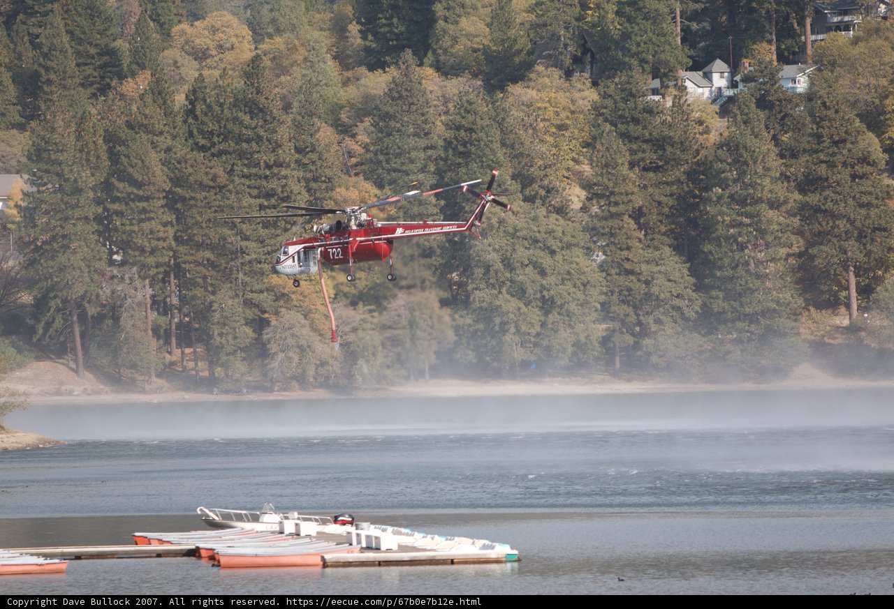 Helicopter Over Watercraft