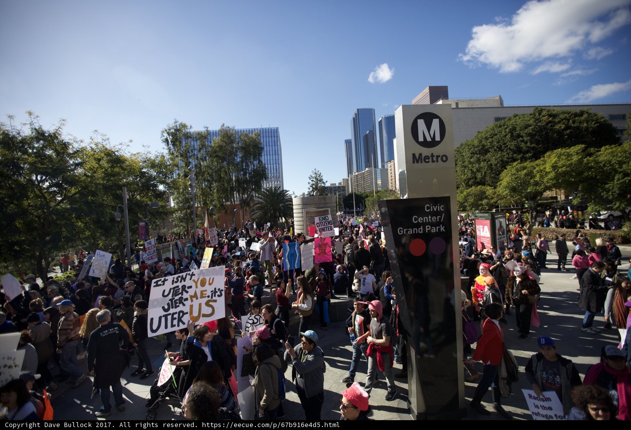 Women's March Takes Over Los Angeles