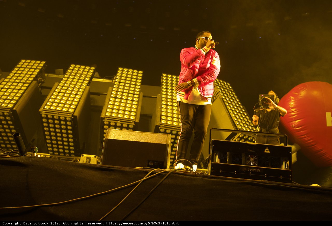 Pink Jacketed Performer Rocks the Stage at Coachella
