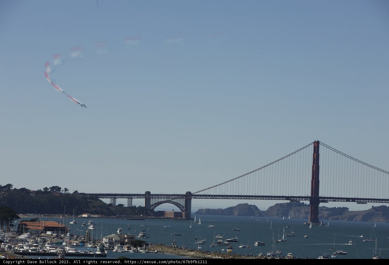 Aviation Marvel Over the Bay