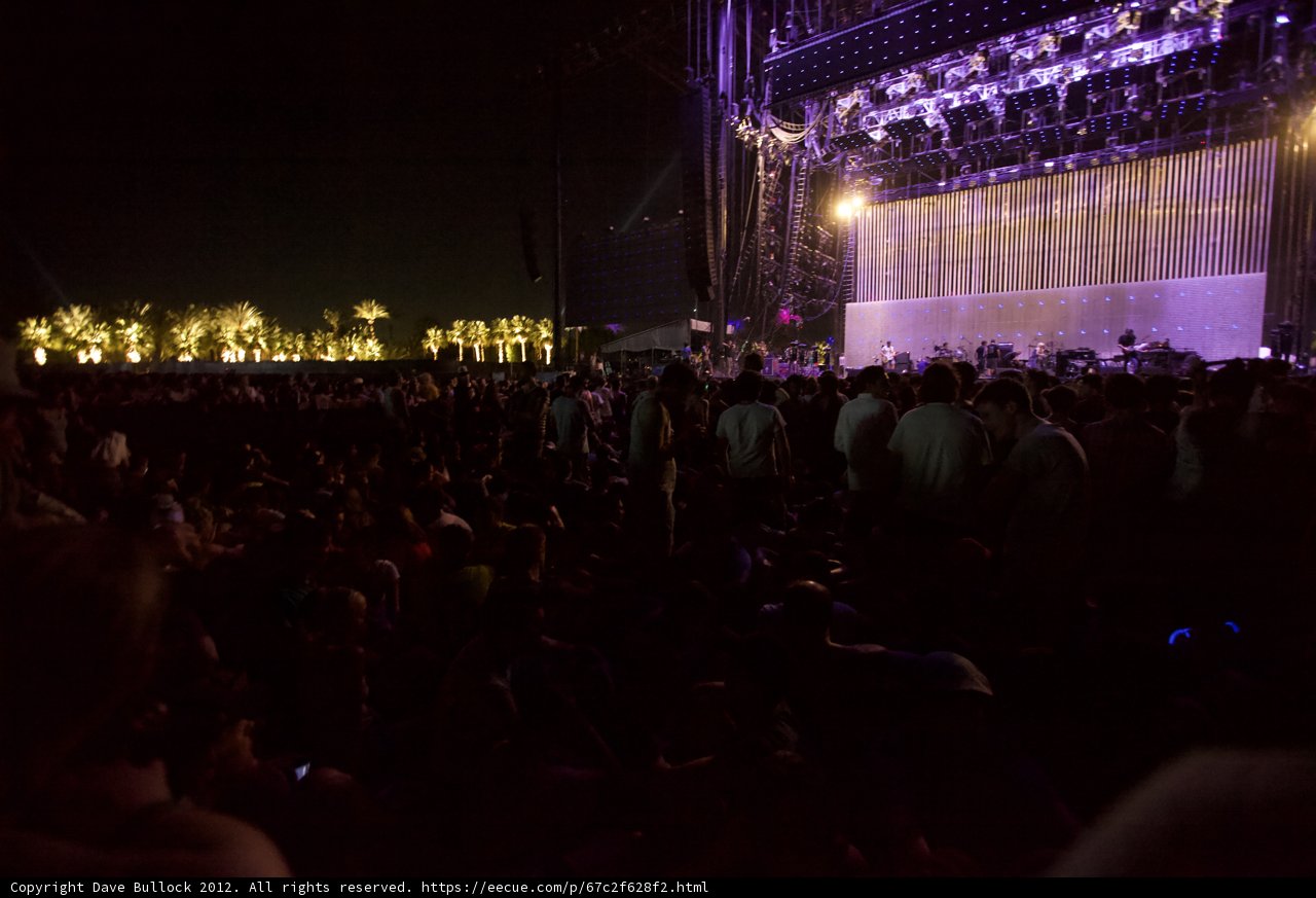 Lights Up on the Rockin' Crowd