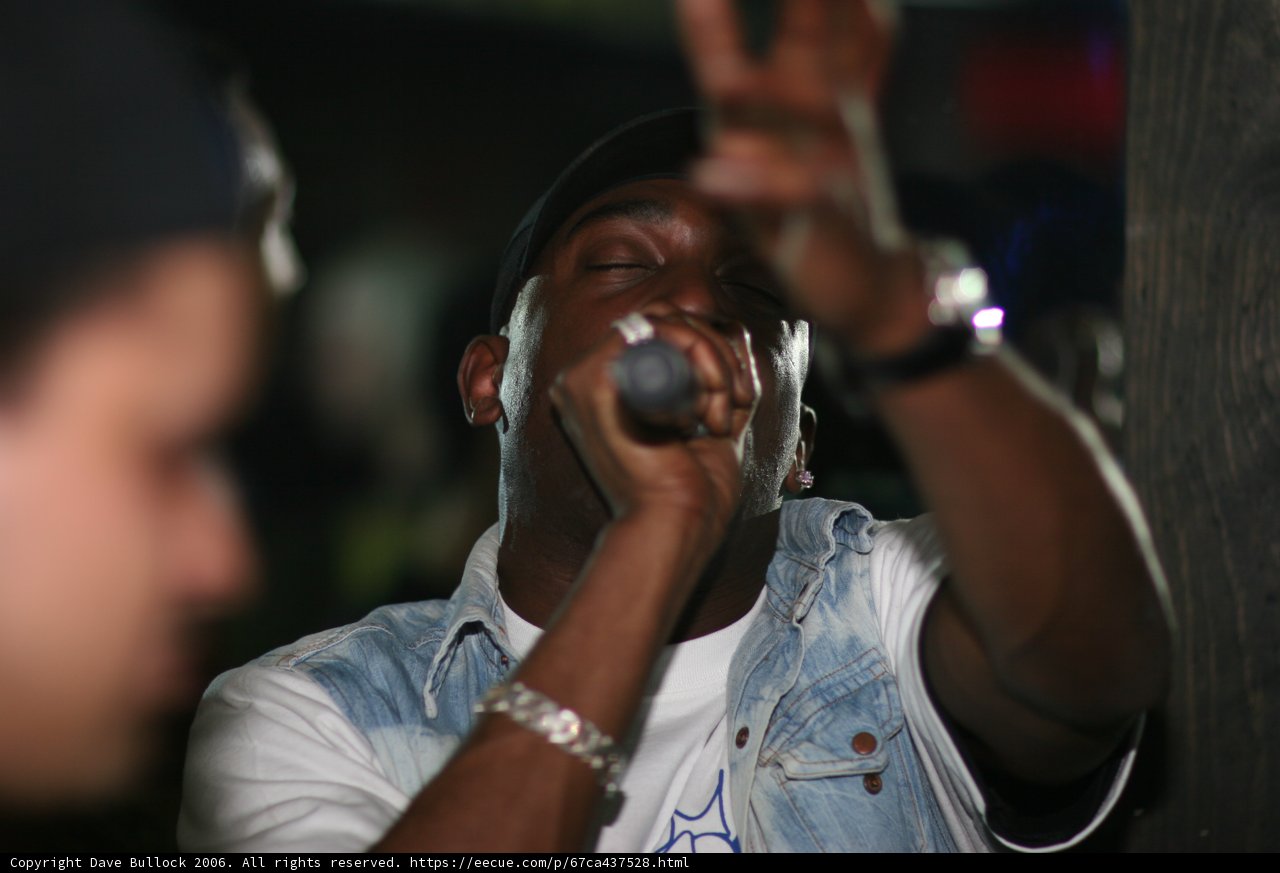 Solo performance captured at the club
