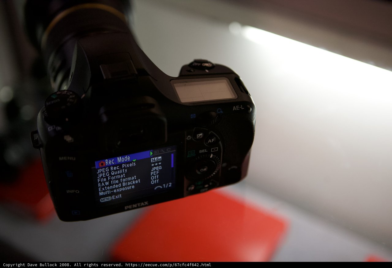 Digital Camera in the Dark Room