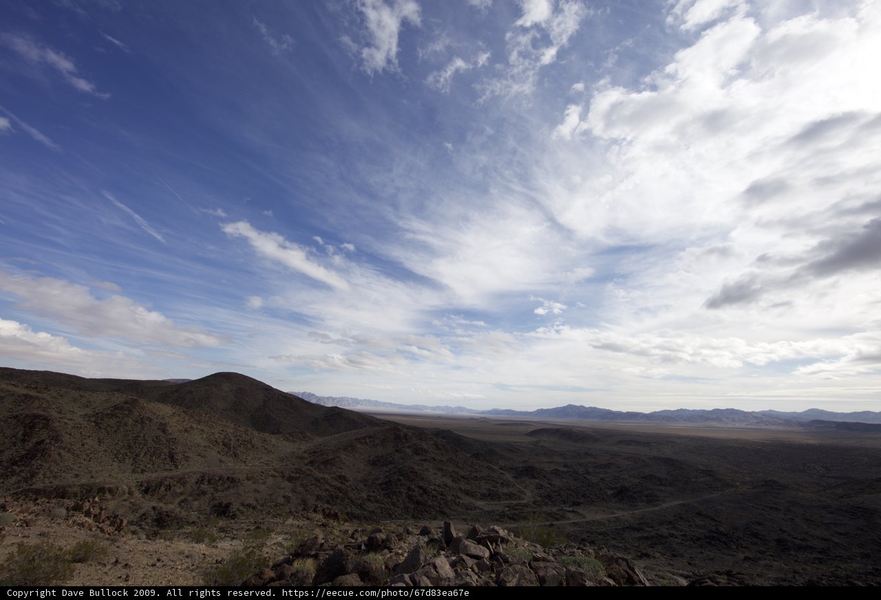 Hilltop Overlooking Joshua Tree Desert
