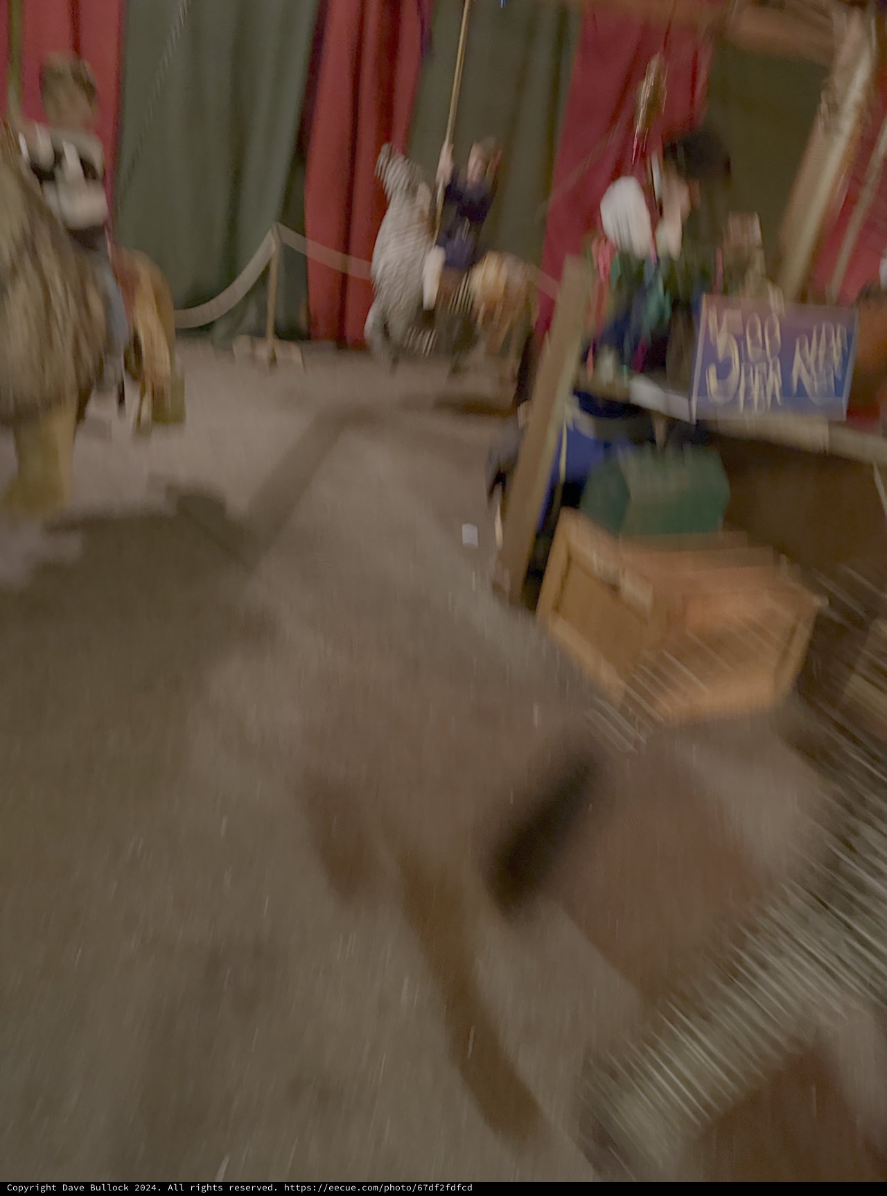 Motion Blur Dance Performance in Studio