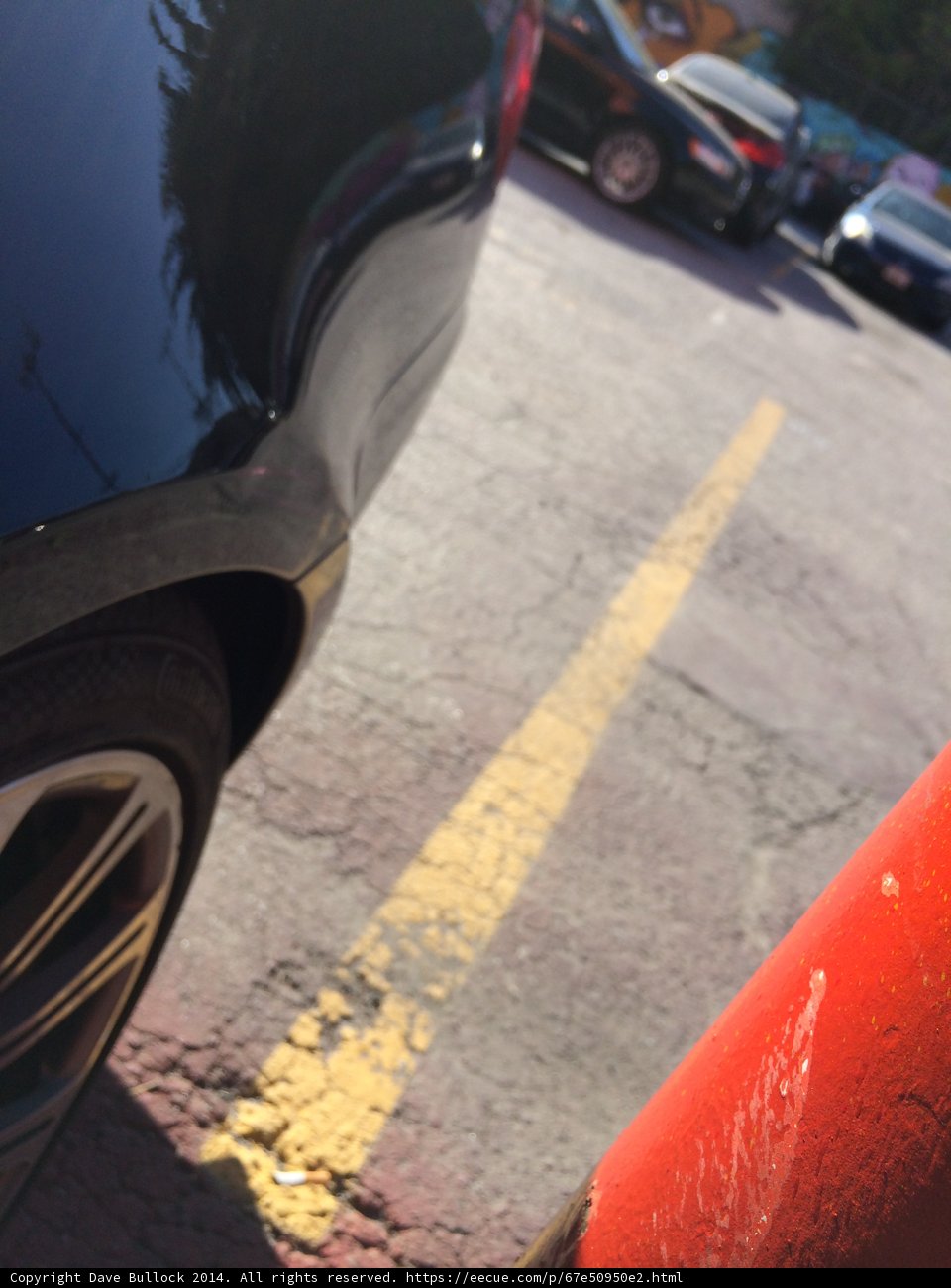 Parking Meter with a Spoked Alloy Wheel