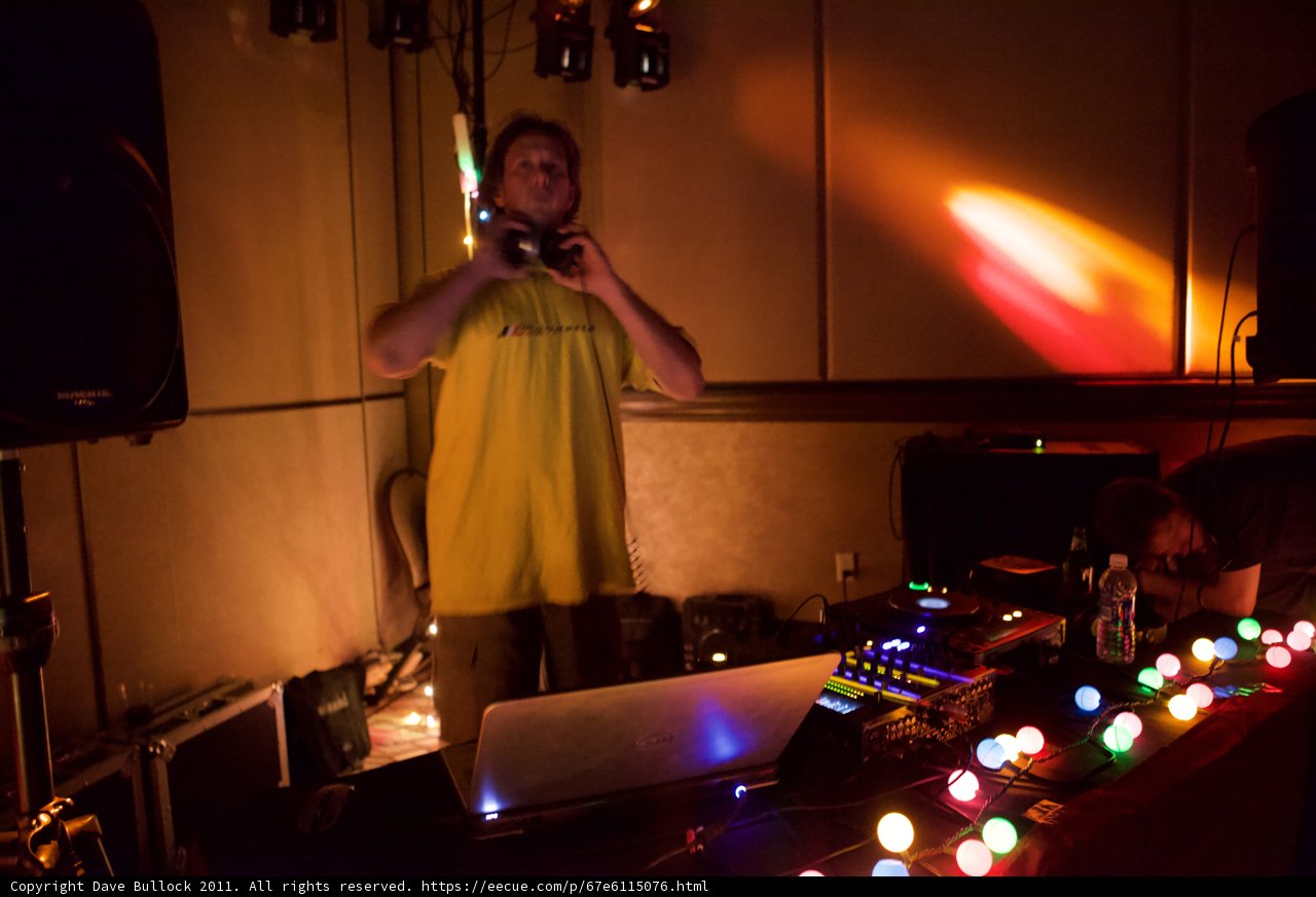 Yellow-shirted DJ in the Spotlight
