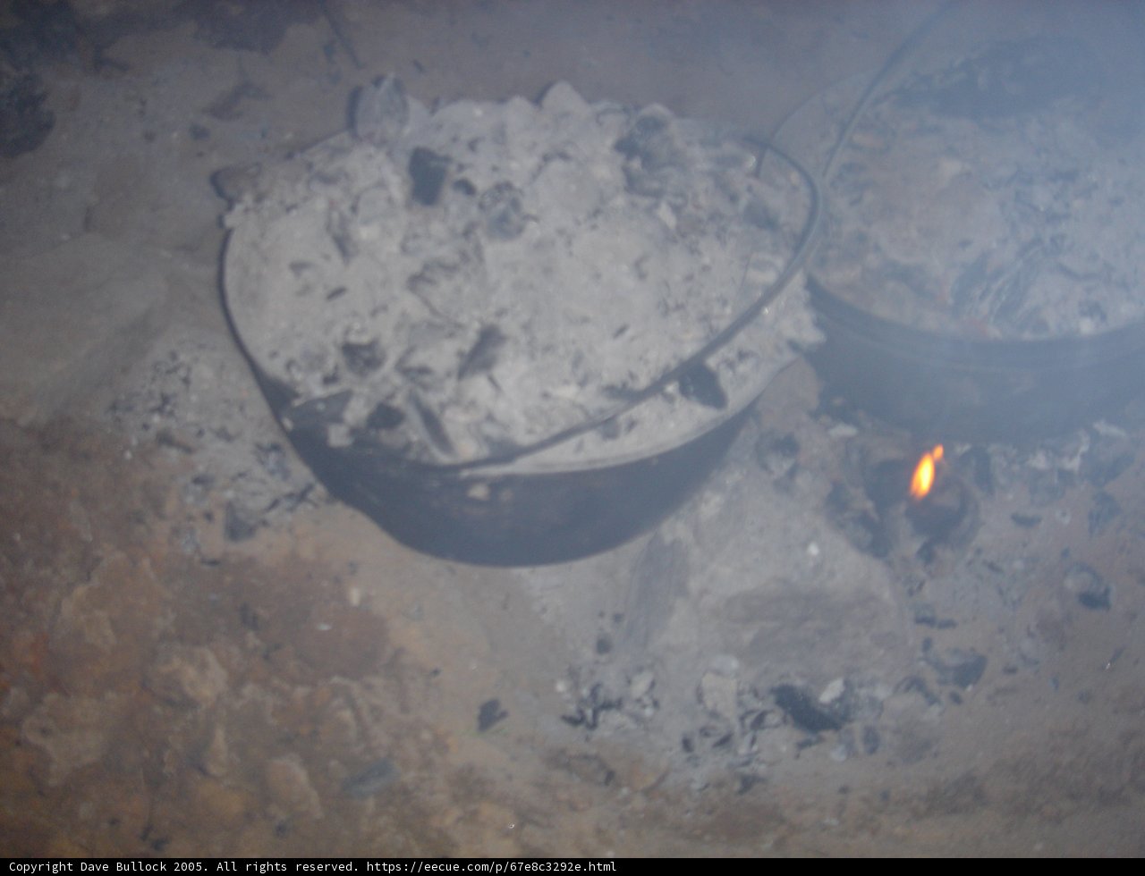 Cozy Fire with Traditional Cooking