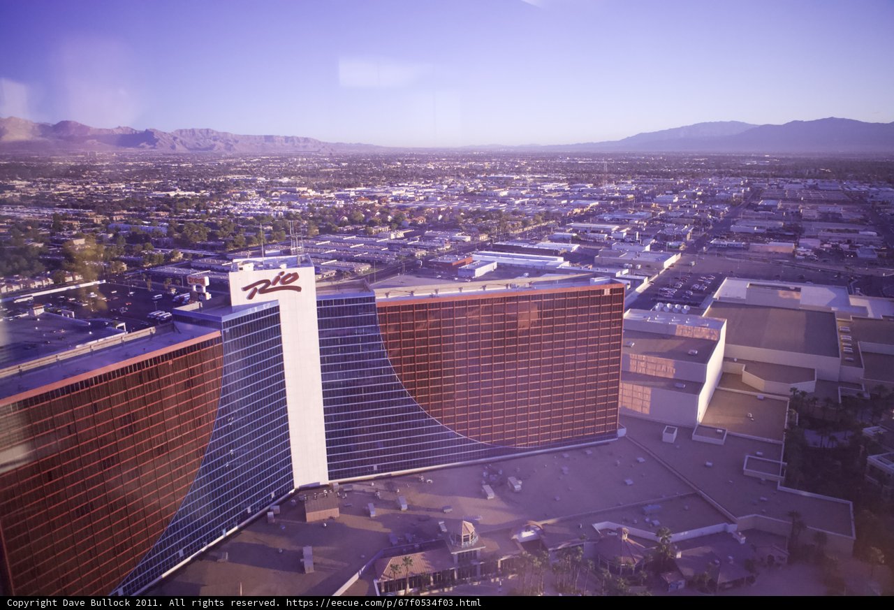 Cityscape from the MGM Grand