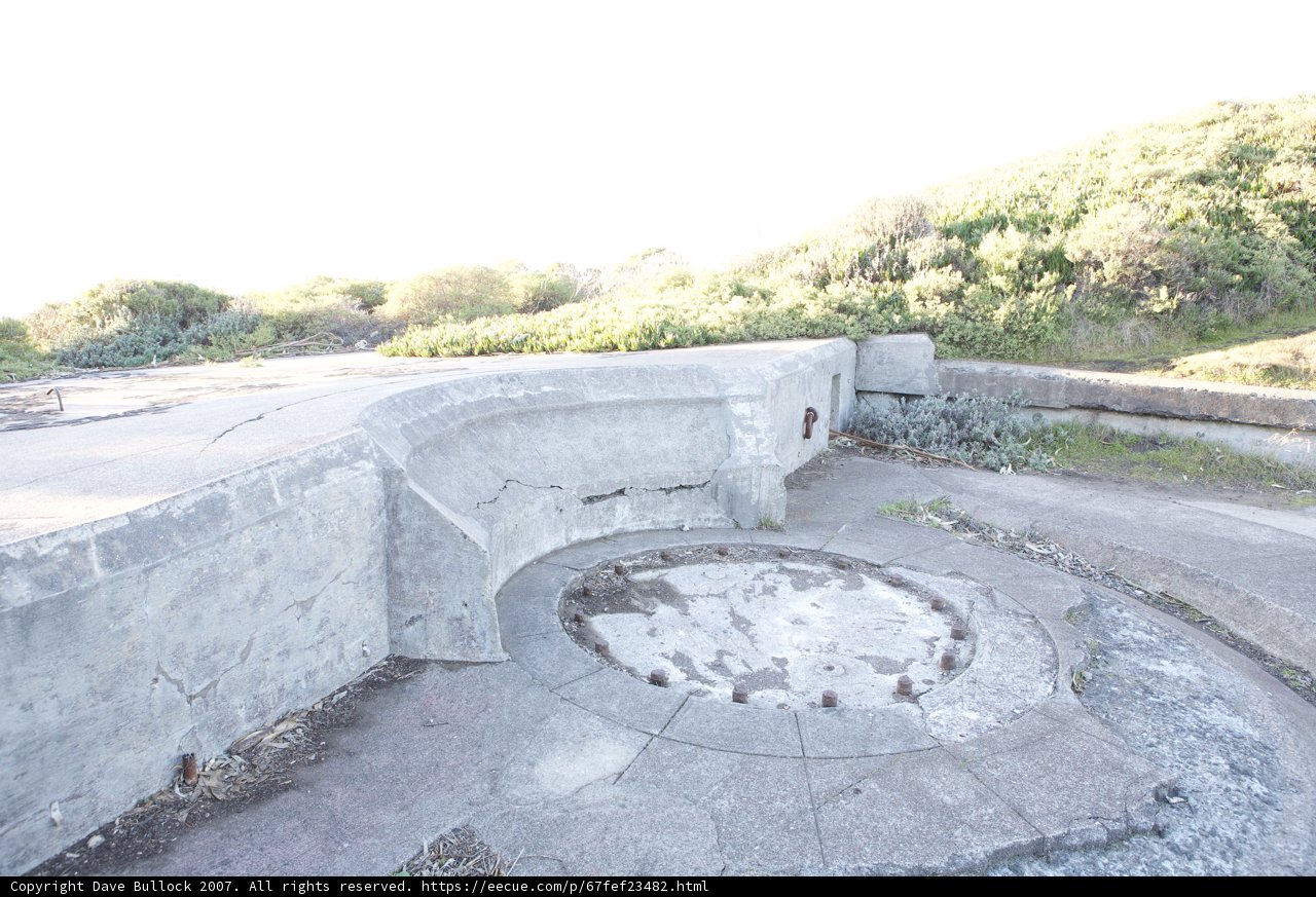 Circular Hole in the Concrete Wall