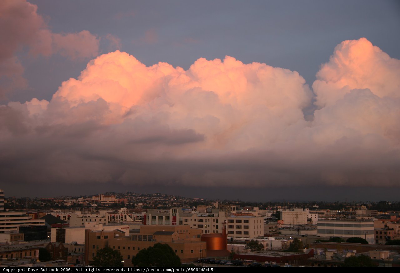 The Majestic Cumulus Cloud Over the City