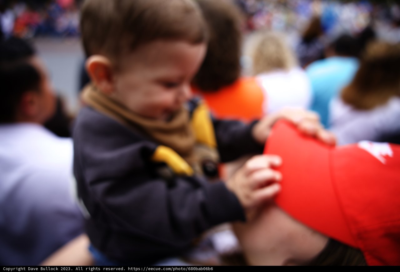 Little One in Red at Disneyland