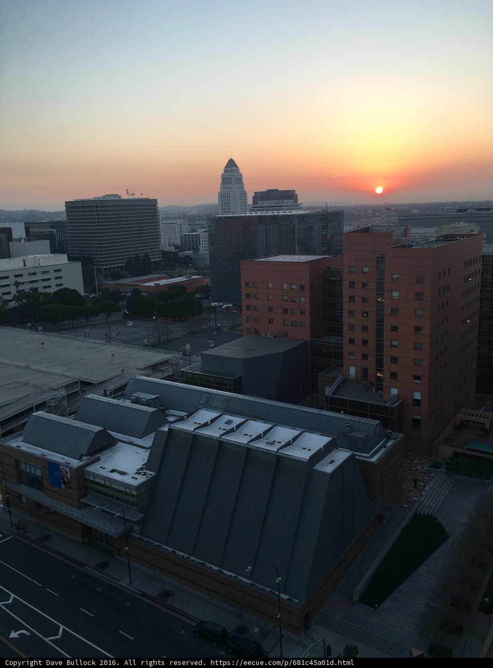 Sunset over the Urban Metropolis