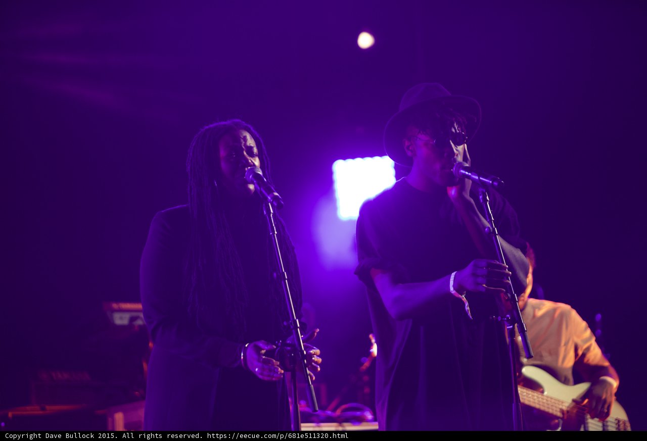 Solange Band Vocalist Dreadlocks Hat Bassist LED Panel Purple Haze